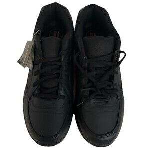 safe t step shoes mens Size 11.5 Black Slip Resistant Comfort Work Wear